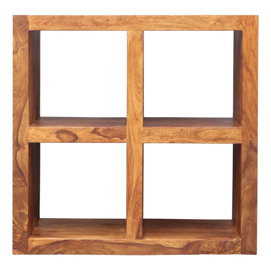 Estantería GANI 90x90 cm madera maciza/palisandro