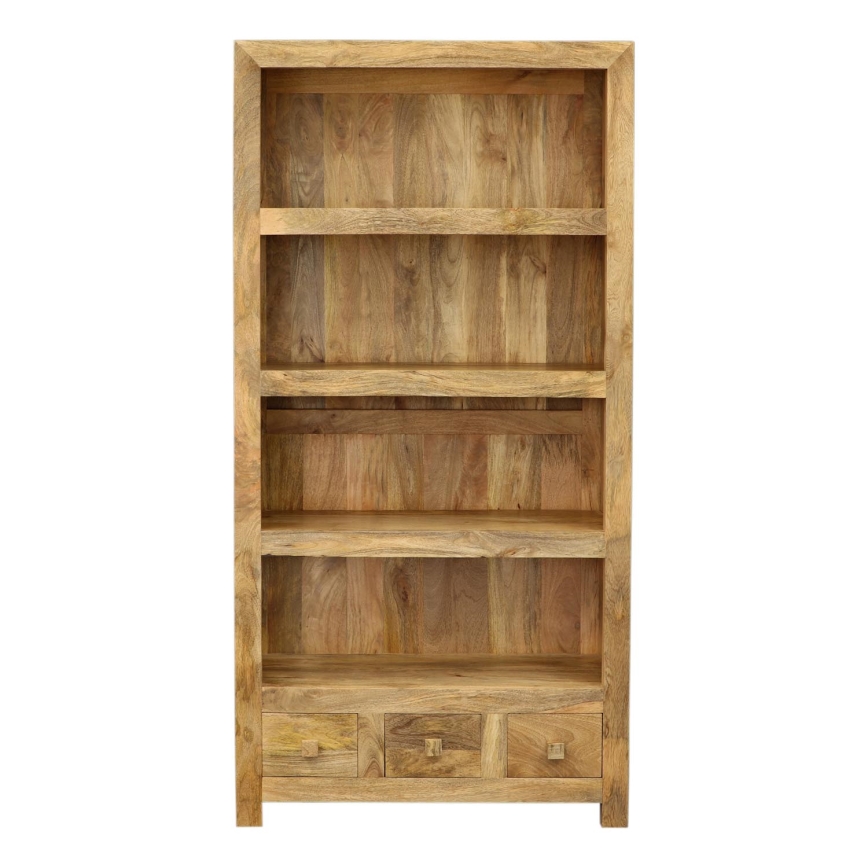 Estantería HINA 180x90 cm madera maciza/árbol de mango
