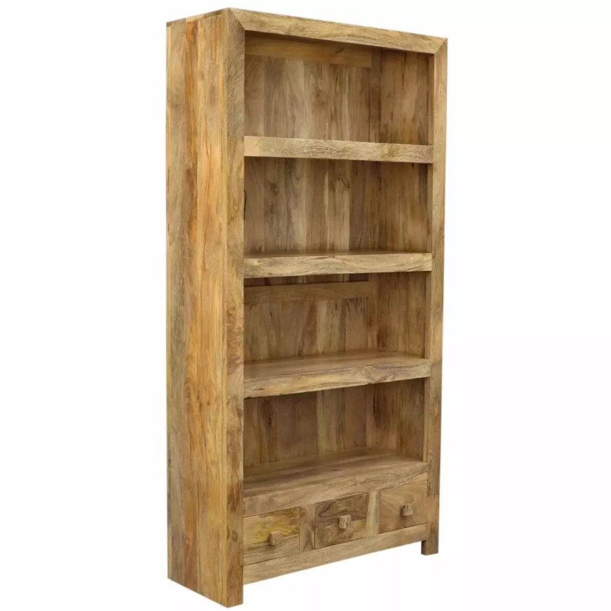 Estantería HINA 180x90 cm madera maciza/árbol de mango