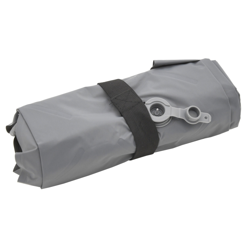 Esterilla de camping hinchable gris