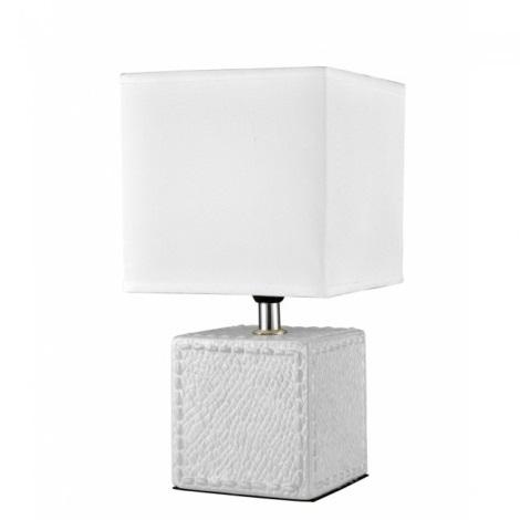 Esto 20507 - Lámpara de mesa WANDA 1xE14/25W/230V blanco