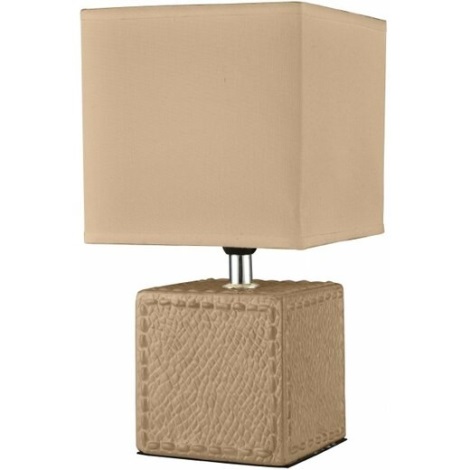 Esto 20521 - Lámpara de mesa WANDA 1xE14/25W/230V beige