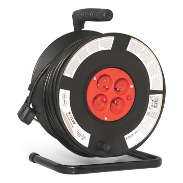 Extensión con carrete de cable 4Z 50m