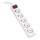 Extensión con interruptor 5Z Tipo F 1,5m blanco