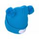Extol - Gorra con linterna frontal y carga USB 250 mAh azul con pompones talla infantil