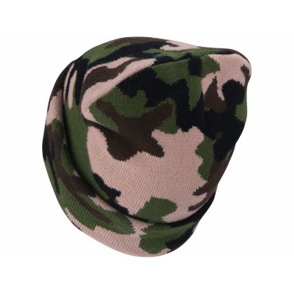 Extol - Gorra con linterna frontal y carga USB 300 mAh camuflaje talla UNI