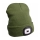 Extol - Gorra con linterna frontal y carga USB 300 mAh verde talla UNI