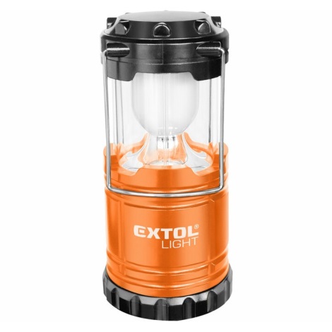 Extol - Lámpara portátil LED LED/3xAA naranja/negro
