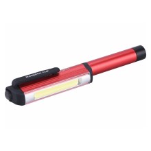 Extol - Lápiz con luz LED LED/3W/3xAAA rojo/negro