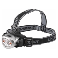 Extol - Linterna frontal LED LED/3xAAA negro/plata