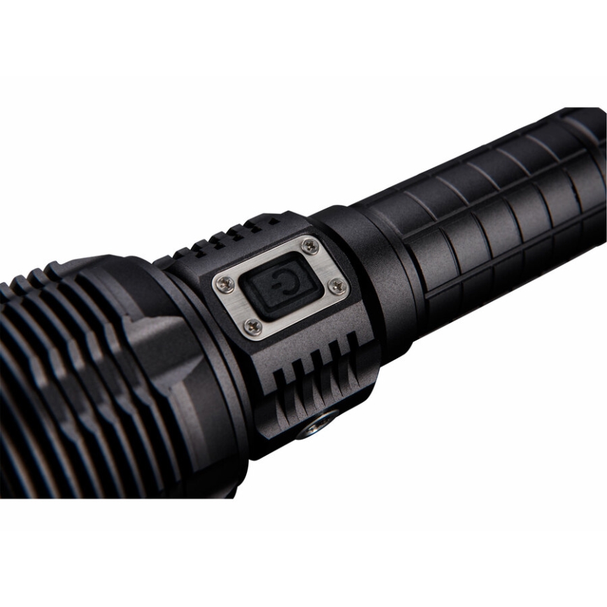 Extol - Linterna LED recargable y regulable con power bank LED/60W/10000 mAh 8000 lm IPX4 negro