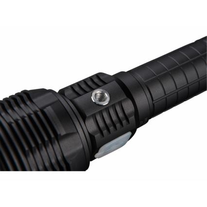 Extol - Linterna LED recargable y regulable con power bank LED/60W/10000 mAh 8000 lm IPX4 negro