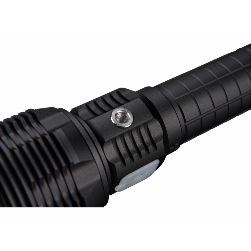 Extol - Linterna LED recargable y regulable con power bank LED/60W/10000 mAh 8000 lm IPX4 negro