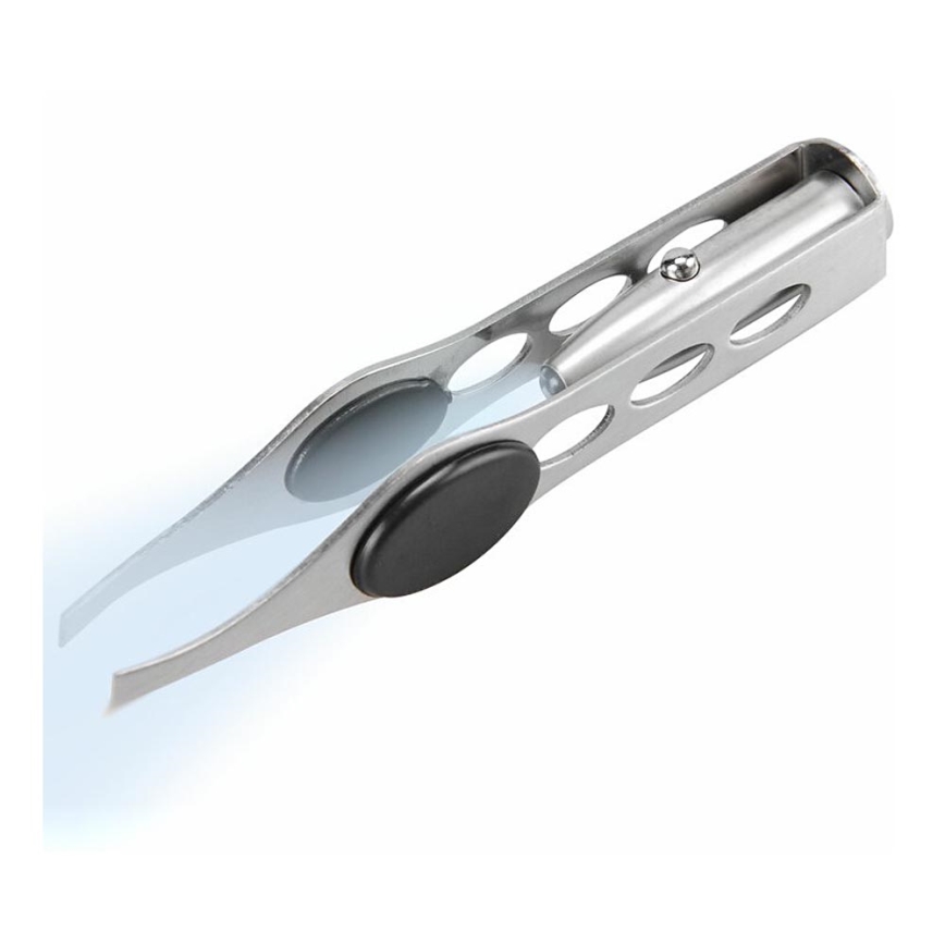 Extol - Pinzas con luz LED 3xLR41