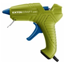Extol - Pistola de pegamento caliente 100W/230V verde/azul