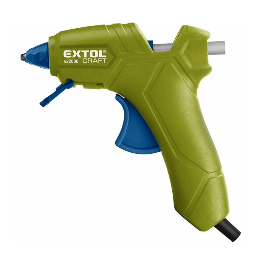 Extol - Pistola de pegamento caliente 70W/230V verde/azul