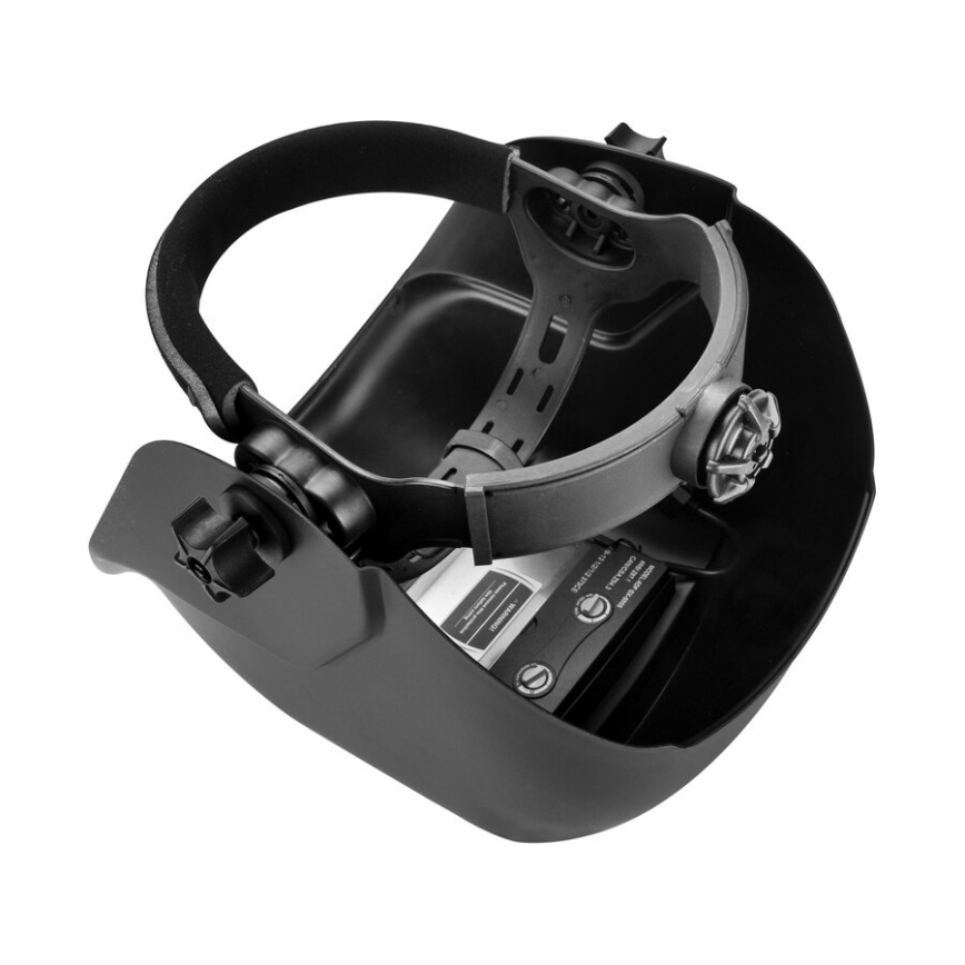 Extol Premium - Casco de soldador con oscurecimiento automático negro