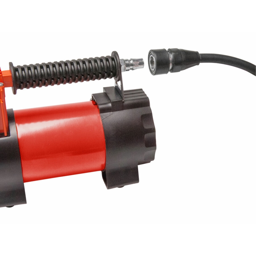 Extol Premium - Compresor para coche 12V con bolsa y accesorios