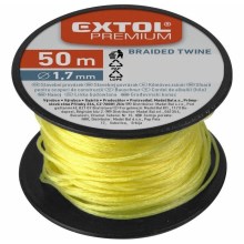 Extol Premium - Cordel de construcción 1,7mm x 50m amarillo