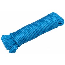 Extol Premium - Cordón trenzado de nylon 6mm x 20m azul
