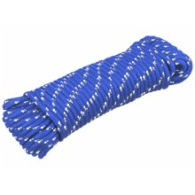 Extol Premium - Cordón trenzado de polipropileno 4mm x 20m azul