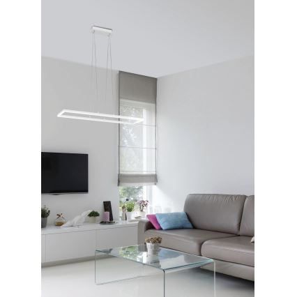 Fabas Luce 3394-45-102 - Lámpara de araña LED regulable BARD LED/52W/230V 3000K blanco