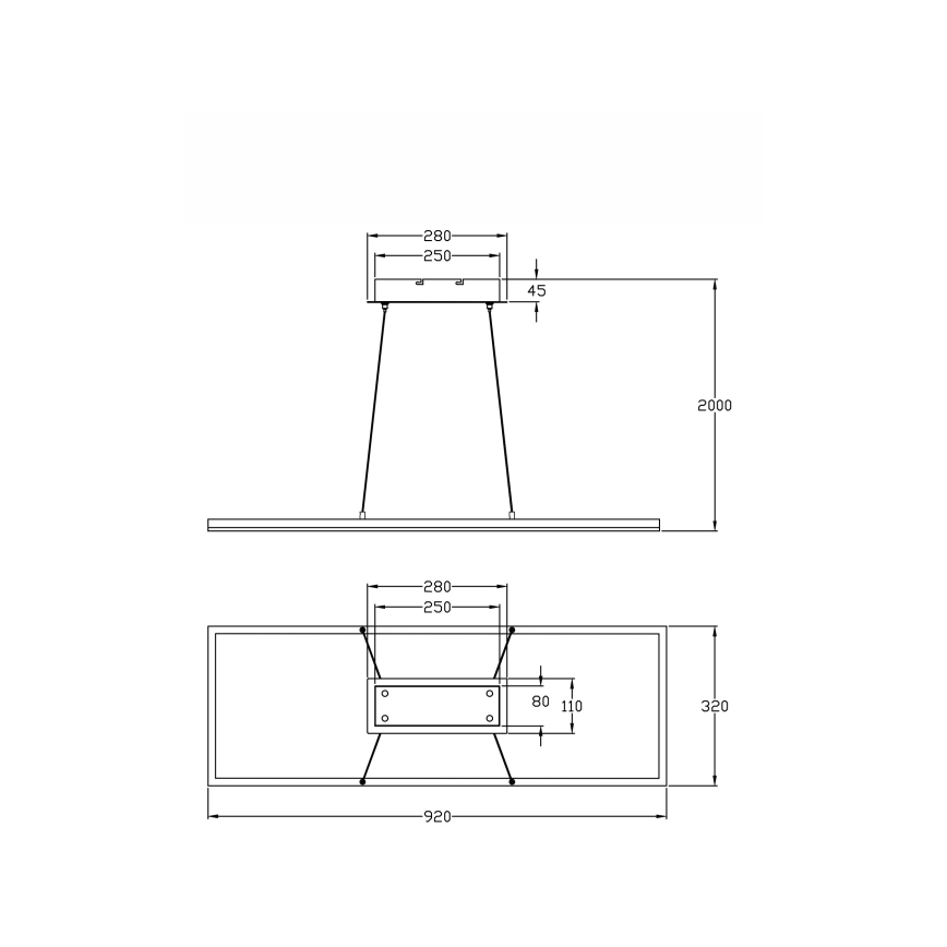 Fabas Luce 3394-45-282 - Lámpara de araña LED regulable BARD LED/52W/230V 3000K antracita