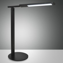 Fabas Luce 3550-30-101 - Lámpara de mesa LED regulable IDEAL LED/10W/230V 3000-6000K negro