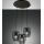 Fabas Luce 3677-47-101 - Lámpara colgante CAMP 3xE27/40W/230V negro