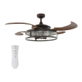 FANAWAY 212925 - LED Ventilador de techo CLASSIC 3xE27/4W/230V marrón
