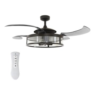 FANAWAY 212927 - LED Ventilador de techo CLASSIC 3xE27/4W/230V negro