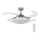 FANAWAY 212982 - Ventilador de techo EVORA 2xE27/20W/230V cromo brillante + control remoto