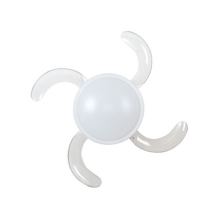 FANAWAY 212982 - Ventilador de techo EVORA 2xE27/20W/230V cromo brillante + control remoto