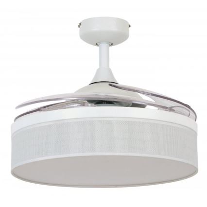 FANAWAY 511030 - Ventilador de techo LED FRASER 3xE27/20W/230V blanco + mando a distancia