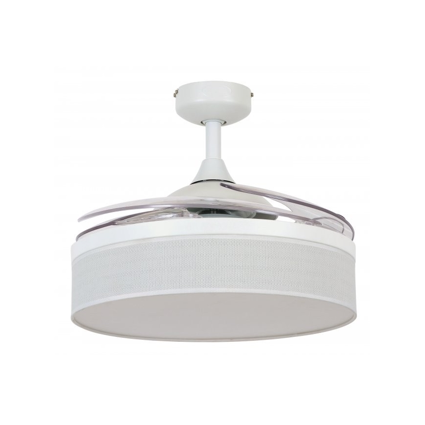 FANAWAY 511030 - Ventilador de techo LED FRASER 3xE27/20W/230V blanco + mando a distancia