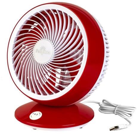 Fantasia 119739 - Ventilador de mesa USB rojo
