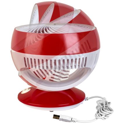 Fantasia 119739 - Ventilador de mesa USB rojo