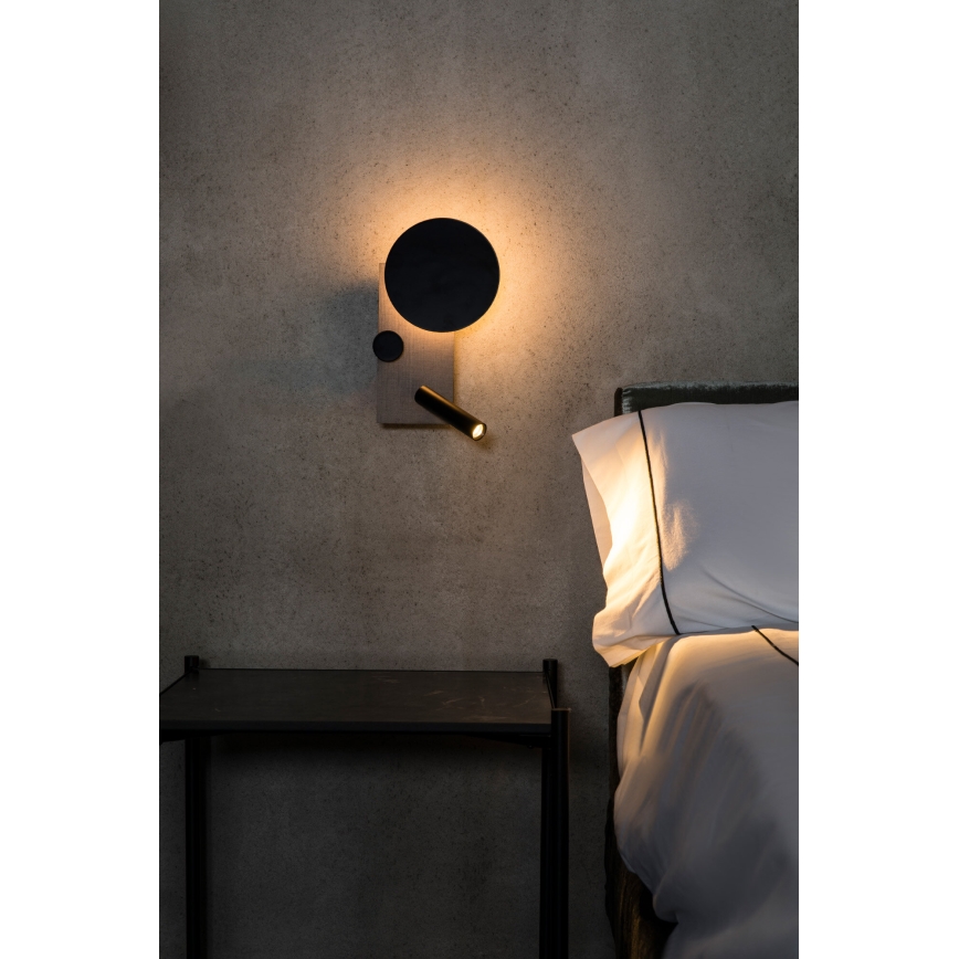 FARO 20066 - Aplique LED regulable KLEE LED/10W/230V + LED/3W izquierda