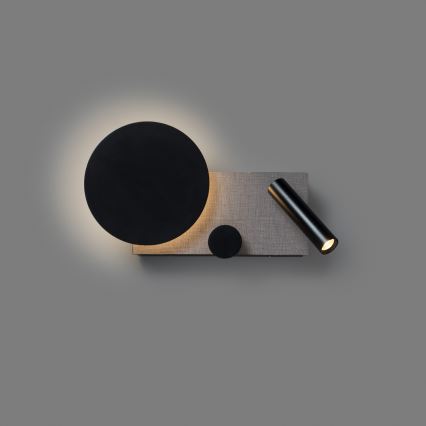 FARO 20066 - Aplique LED regulable KLEE LED/10W/230V + LED/3W izquierda