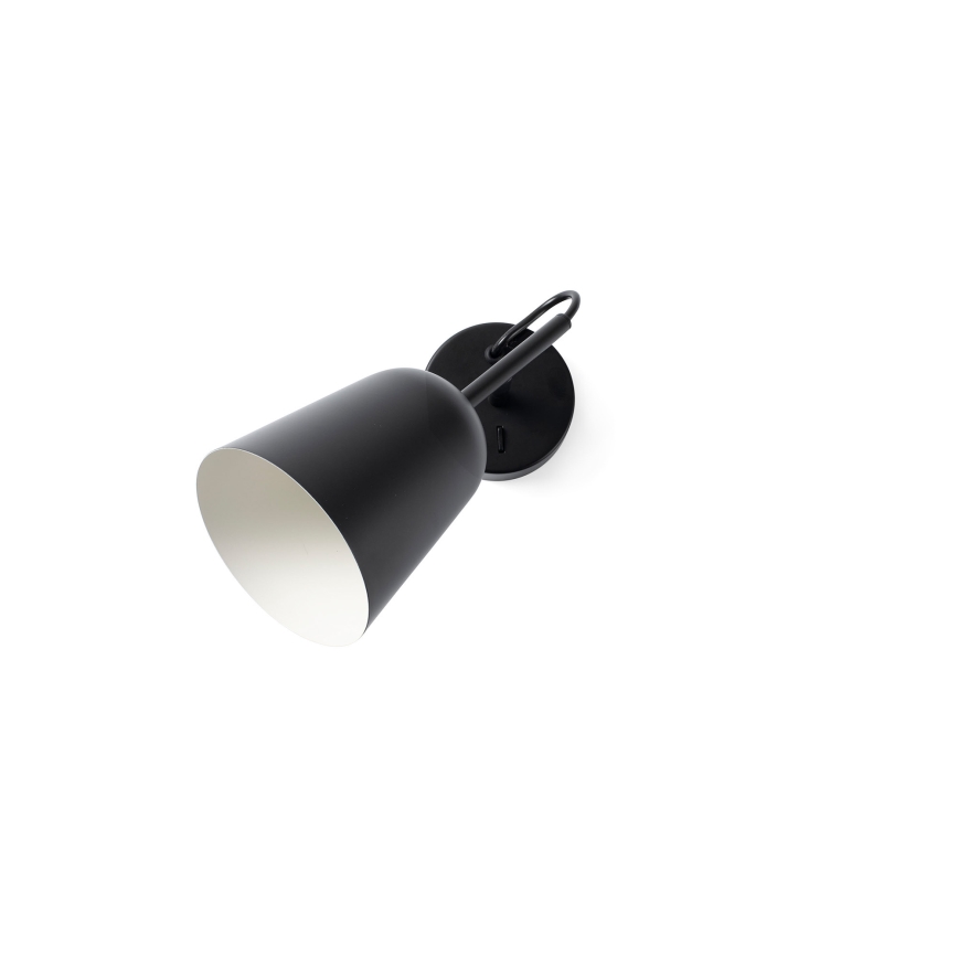 FARO 28257 - Aplique STUDIO 1xE14/8W/230V negro