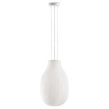 FARO 28300 - Lámpara colgante ISABELLE 1xE27/15W/230V diá. 31 cm blanco