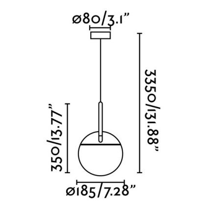 FARO 28375 - Lámpara colgante MINE 1xE27/40W/230V