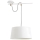 FARO 28394 - Lámpara de araña de cable FUSTA 1xE27/20W/230V blanco
