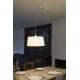 FARO 28394 - Lámpara de araña de cable FUSTA 1xE27/20W/230V blanco