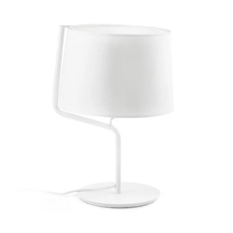 FARO 29332 - Lámpara de mesa BERNI 1xE27/15W/230V blanco
