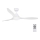 FARO 33346 - Ventilador de techo LED POLARIS LED/18W/230V blanco d. 132 cm + mando a distancia