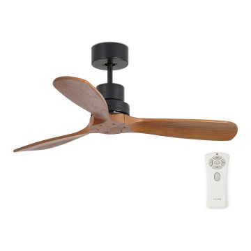 FARO 33517 - Ventilador de techo MINI LANTAU negro/marrón