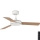 FARO 33603DC - Ventilador de techo MINI MALLORCA S marrón/blanco d. 106 cm + control remoto