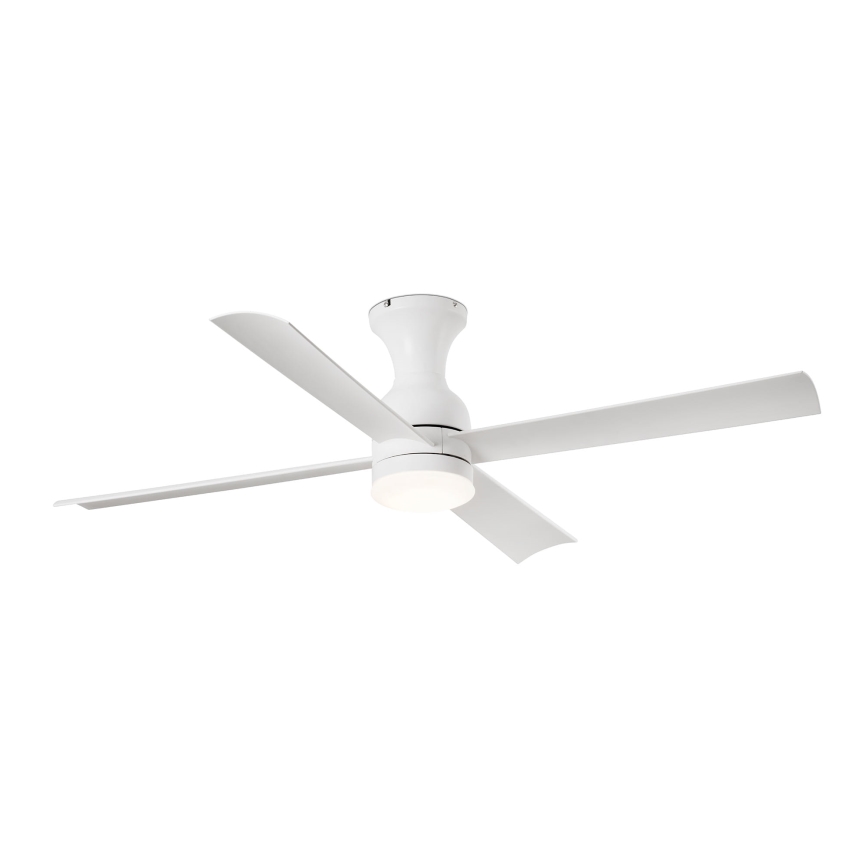 FARO 33756 - Ventilador de techo LED FRASER LED/16W/230V blanco d. 120 cm + control remoto