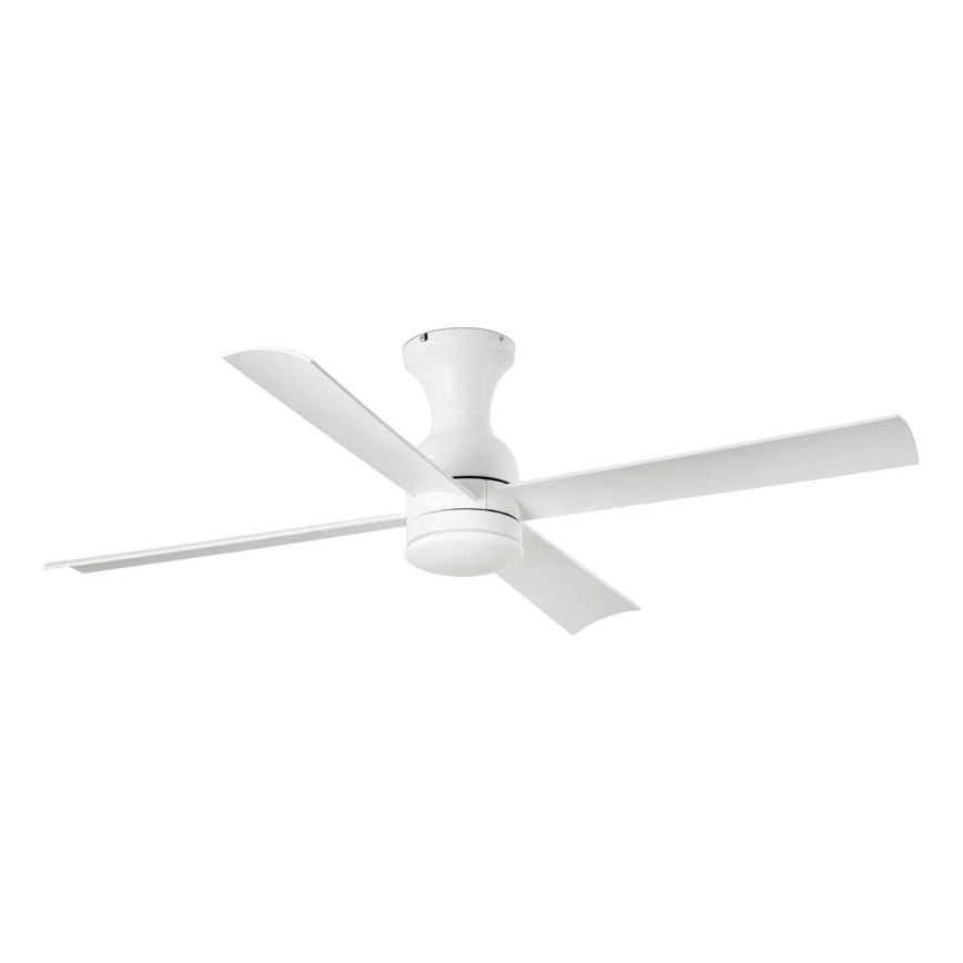 FARO 33756WT - Ventilador de techo LED FRASER XL LED/16W/230V blanco diá. 120 cm Wi-Fi Tuya + control remoto
